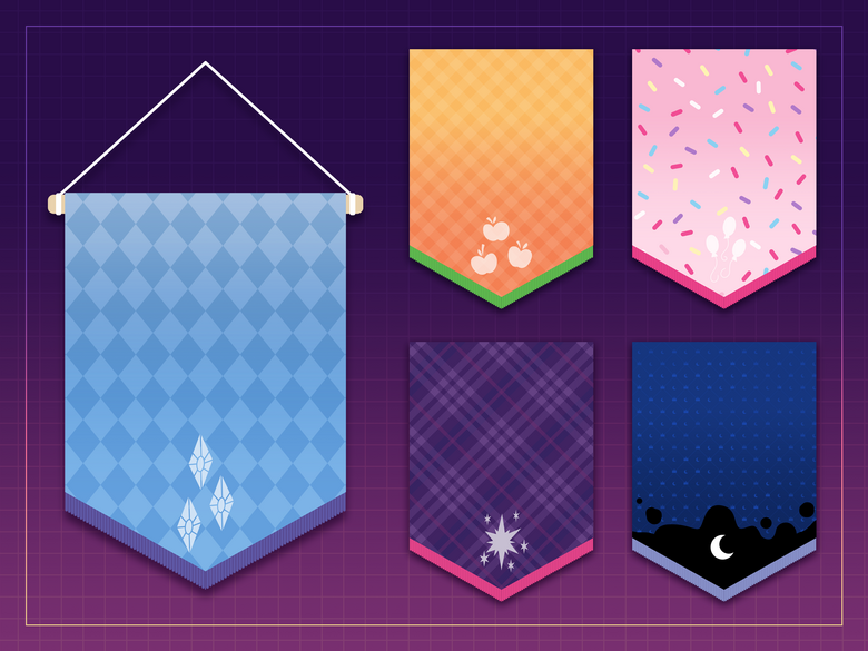 Enamel Pin Banners