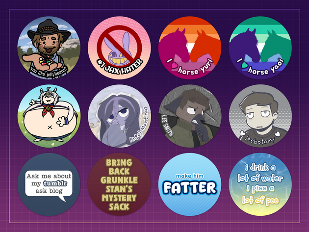Variety Buttons